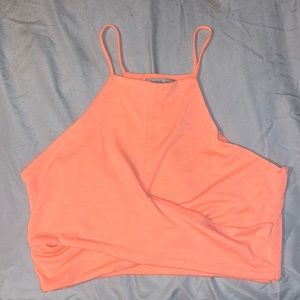 Charlotte russe, zoe’s medium, orange, crop top